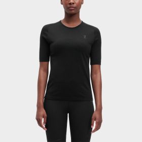 On Merino-T Women's Running Apparel Black, Size Small