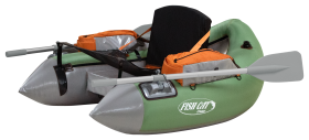 Outcast Fish Cat Cruzer Float Tube - Green/Gray