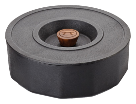 Outset Cast-Iron Multipurpose Pot and Tortilla Warmer with Lid