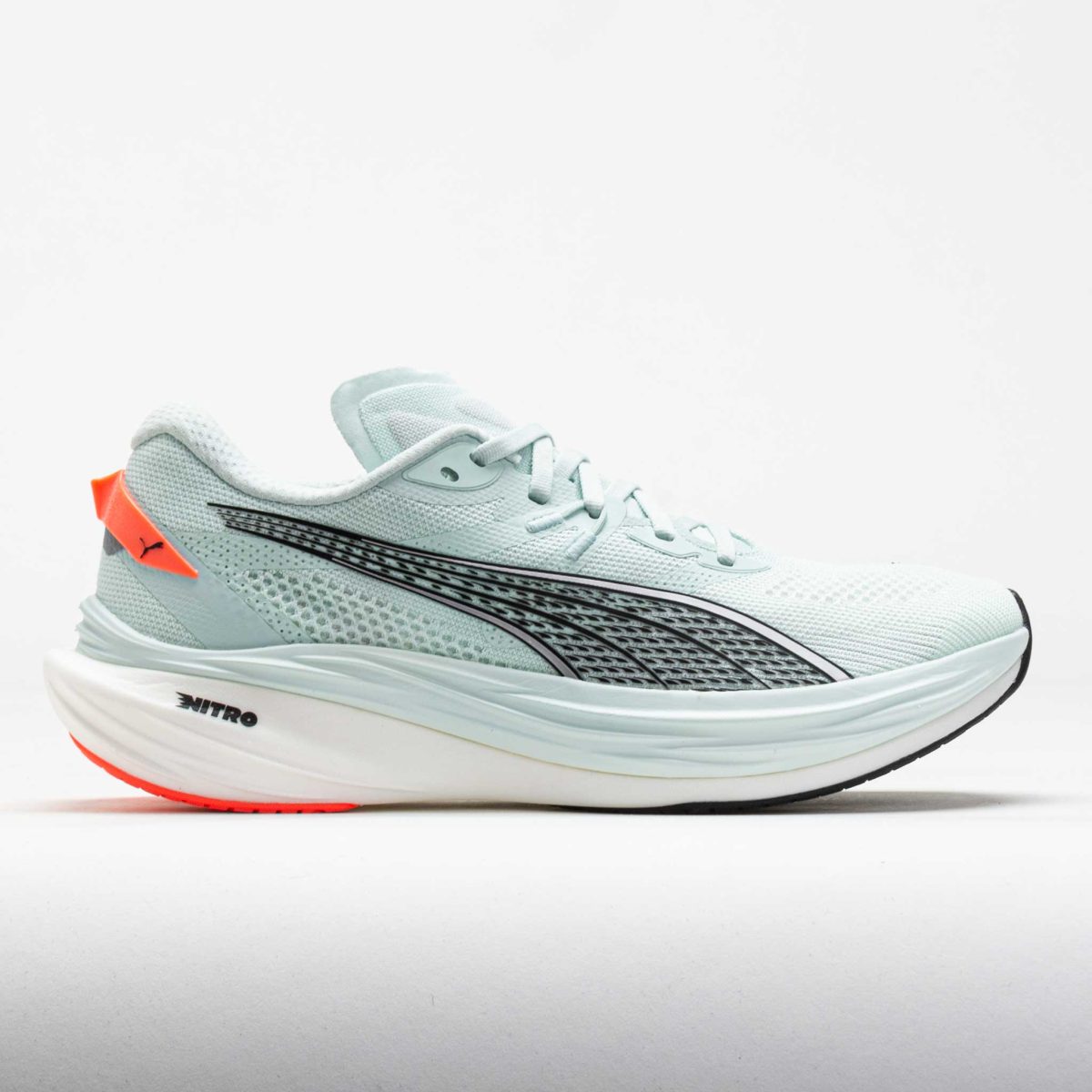 Puma Deviate NITRO 3 Men's Running Shoes Peaceful Blue/Glowing Red Size 11.5 Width D - Medium