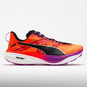 Puma Deviate NITRO Elite Trail Men's Trail Running Shoes Glowing Red/Puma Black Size 9.5 Width D - Medium