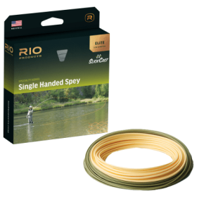 RIO Elite Single-Handed Spey Fly Line - Peach/Camo - 80' - 3