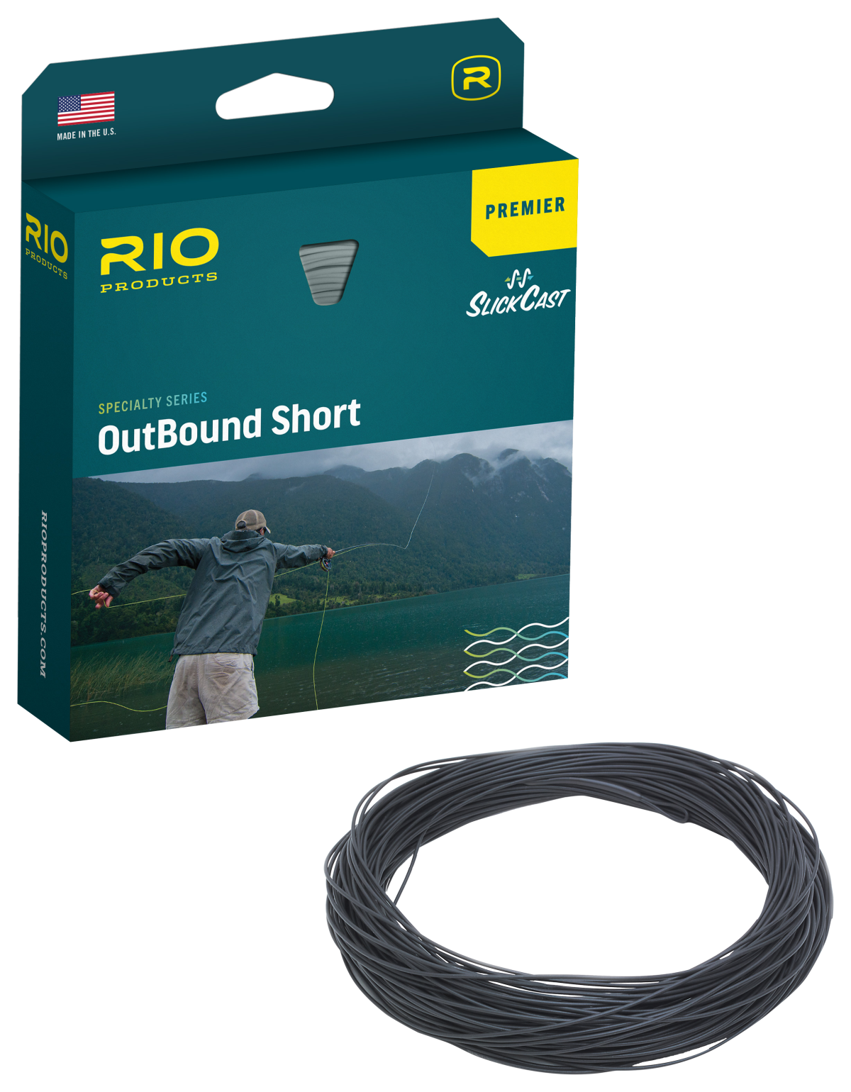 RIO OutBound Short Fly Line - Black - 8