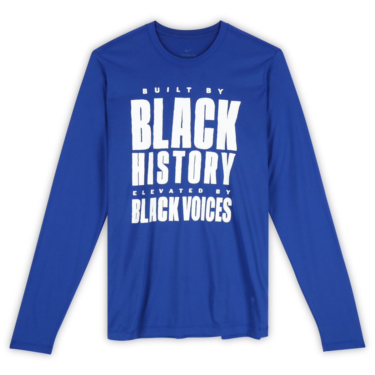Ron Holland II Detroit Pistons Player-Worn Blue Black History Month Long Sleeve Shirt from the 2024-25 NBA Season - Size XL