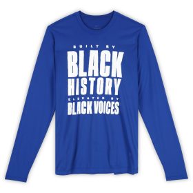 Ron Holland II Detroit Pistons Player-Worn Blue Black History Month Long Sleeve Shirt from the 2024-25 NBA Season - Size XL