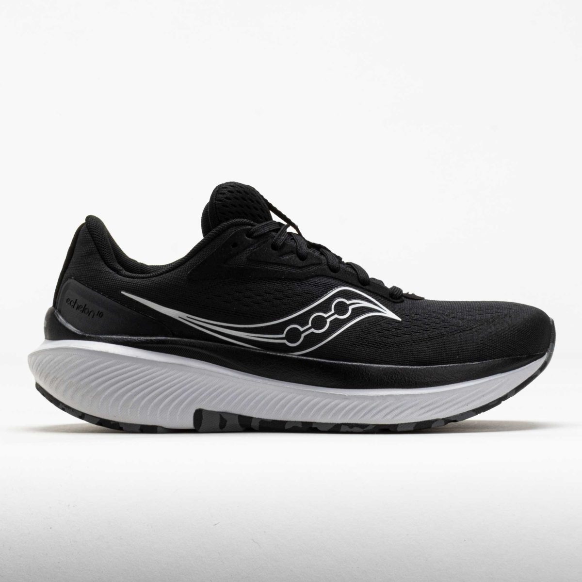Saucony Echelon 10 Men's Running Shoes Black/Silver Size 9.5 Width 4E - Extra Wide