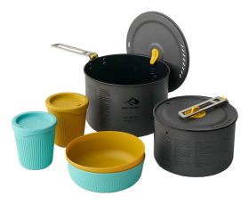 Sea to Summit Frontier Ultralight 6-Piece 2-Pot Packable Cook Set