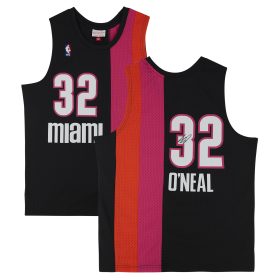 Shaquille O'Neal Miami Heat Autographed Mitchell & Ness Alternate 2005-06 Swingman Jersey