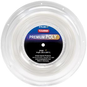 Tourna Premium Poly 18g Tennis String (Reel)