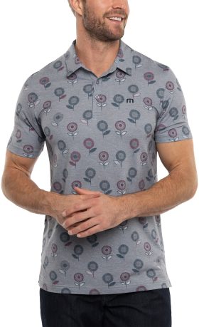 TravisMathew Preboarding Men's Golf Polo - Grey, Size: Large