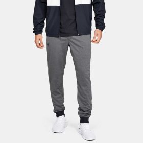 Under Armour Sportstyle Joggers Men's Running Apparel Carbon Heather/Black, Size Large