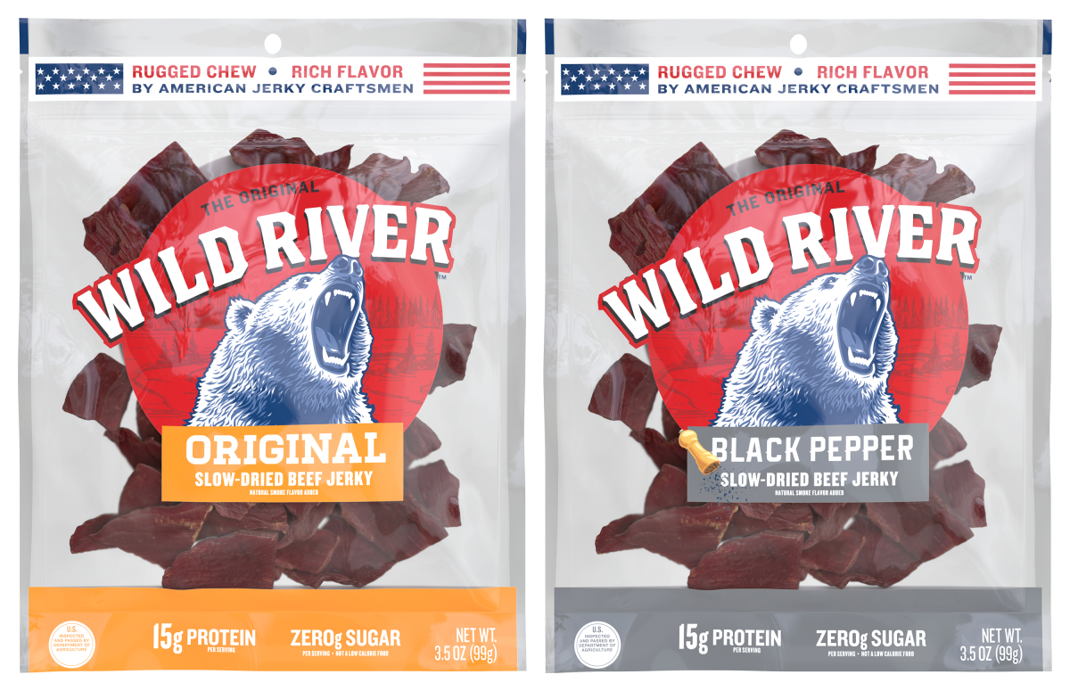 Wild River Mild and Black Pepper Old-Fashioned Beef Jerky 2-Pack Combo -