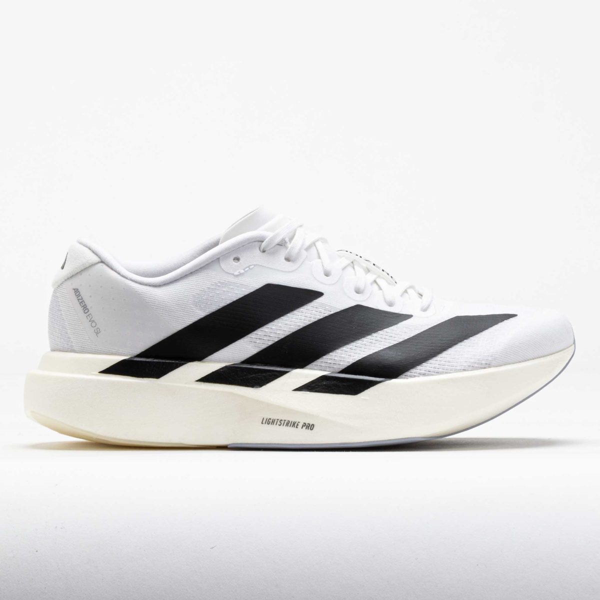 adidas Adizero EVO SL Women's Running Shoes White/Core Black Size 8 Width B - Medium