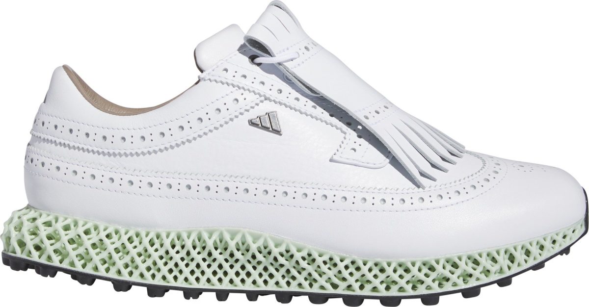 adidas MC87 Adicross 4D Spikeless Golf Shoes - Cloud White/Iron Metallic/Core Black - 10 - MEDIUM
