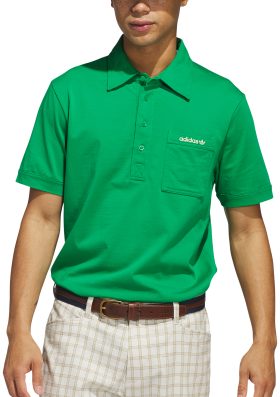 adidas Originals Archive Pocket Men's Golf Polo Shirt - Green, Size: Large