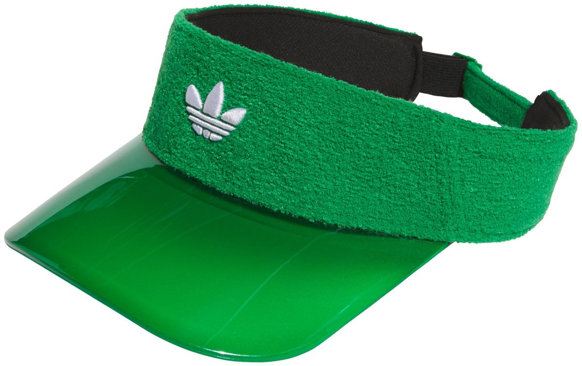 adidas Womens Originals Tour Terry Golf Visor - Green, Size: One Size