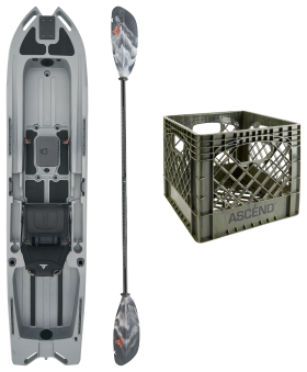 Ascend 133X Sit-On-Top Fishing Kayak Package