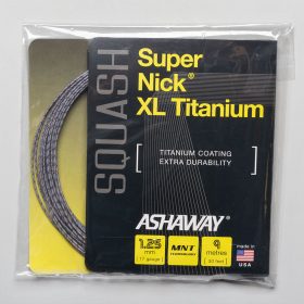 Ashaway SuperNick XL Titanium Squash Squash String Packages Size String Package
