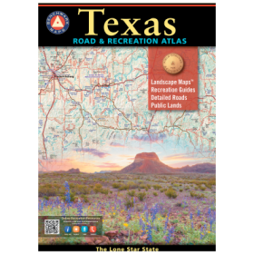 Benchmark Maps Road & Recreation Atlas - Texas
