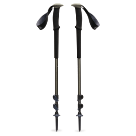 Black Diamond Trail Adjustable Trekking Poles with Variwidth Plush Strap - Pine Smoke