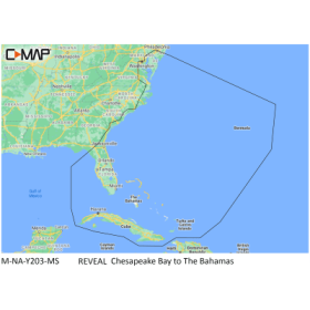C-MAP Reveal SD Card Map Chart - Chesapeake to Bahamas