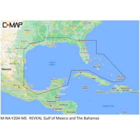 C-MAP Reveal SD Card Map Chart - Gulf of Mexico to Bahamas
