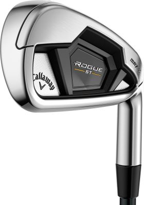 Callaway Womens Rogue ST 24 Max OS Lite Irons - RIGHT - 6-PW,AW,SW - TEN BLU CR 40L - Golf Clubs