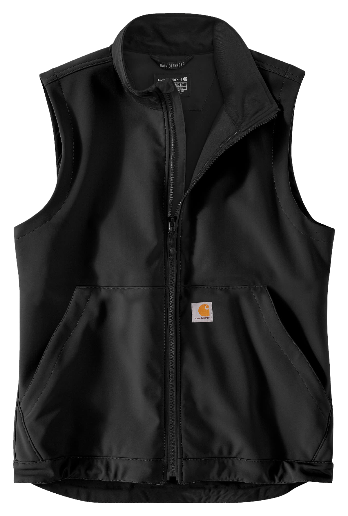 Carhartt Rain Defender Relaxed-Fit Softshell Vest for Men - Black - XLT
