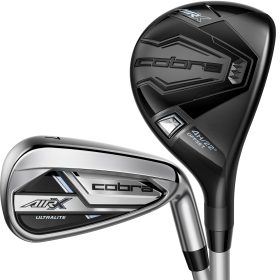 Cobra Womens AIR-X Hybrid Combo Iron Set - RIGHT - LADY - 5H,6H,7-PW,GW - Golf Clubs