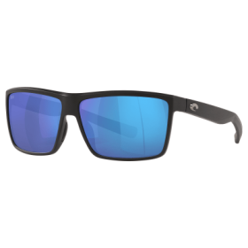 Costa Del Mar Rinconcito 580G Glass Polarized Sunglasses - Matte Black/Blue Mirror - Medium