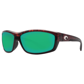 Costa Del Mar Saltbreak 580G Glass Polarized Sunglasses - Tortoise/Green Mirror - Large