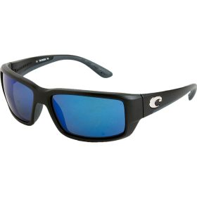 Costa Fantail 580G Polarized Sunglasses Black/Blue Mirror, One Size - Men's