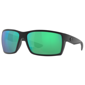 Costa del Mar Reefton 580G Mirror Glass Polarized Sunglasses - Blackout /Green Mirror - X-Large