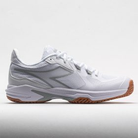 Diadora Trofeo 2 Indoor Men's Indoor, Squash, Racquetball Shoes White/Silver Size 9 Width D - Medium