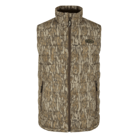 Drake Waterfowl LST Double Down Full-Zip Layering Vest for Men - Mossy Oak Bottomland - M