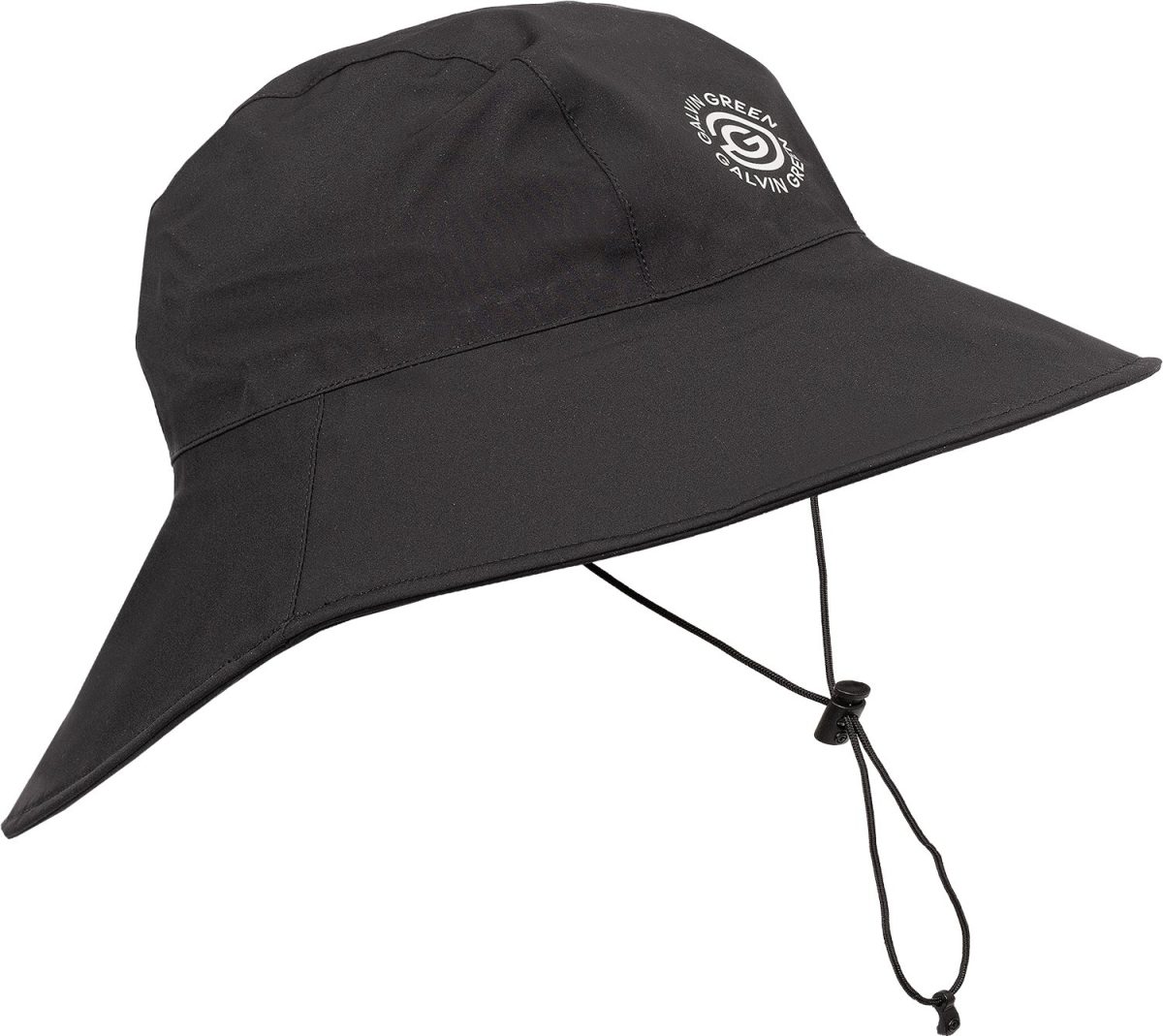Galvin Green Asher Waterproof Men's Golf Bucket Hat - Black, Size: 58/L