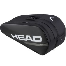 Head Tour 9R Tennis Racquet Bag L (Black/White)