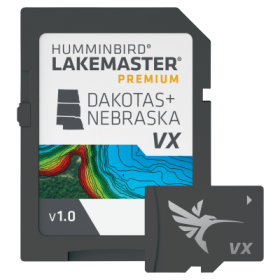 Humminbird LakeMaster Premium VX Digital Map Chart Card - DAK/NEB