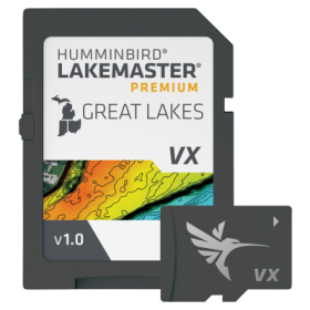 Humminbird LakeMaster Premium VX Digital Map Chart Card - Great Lakes