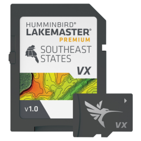 Humminbird LakeMaster Premium VX Digital Map Chart Card - Southeast