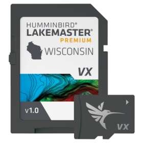 Humminbird LakeMaster Premium VX Digital Map Chart Card - Wisconsin
