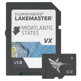 Humminbird LakeMaster VX Digital Map Chart Card - Mid Atlantic States