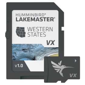 Humminbird LakeMaster VX Digital Map Chart Card - West States