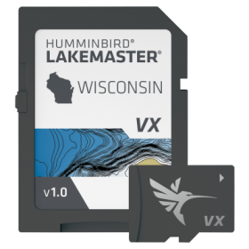 Humminbird LakeMaster VX Digital Map Chart Card - Wisconsin