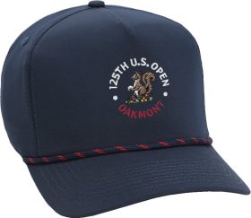 Imperial The 2025 U.S. Open 5-Panel Performance Rope Men's Golf Hat - Blue