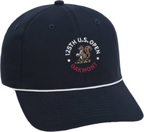 Imperial The 2025 U.S. Open 6-Panel Performance Rope Men's Golf Hat - Blue