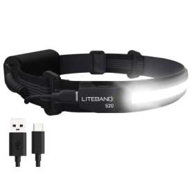 Liteband Activ 520 Wide-Beam LED Rechargeable Headlamp - Night