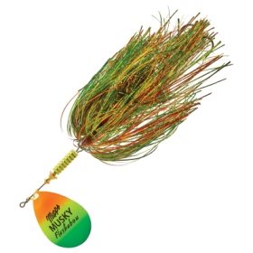 Mepps Musky Flashabou Spinner - Hot Firetiger/Firetiger - 1-1/4 oz.