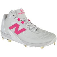 New Balance FuelCell Ohtani 1 Mother's Day Men's Low Metal Baseball Cleat in GrayPink Size 7.5