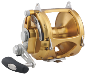PENN International VIS Gold Two-Speed Lever Drag Reel- 2.3:1/1.1:1 - 100 lbs.